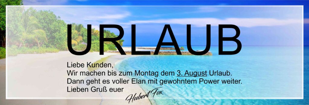 Bremer Textildruck macht Sommerurlaub 2026